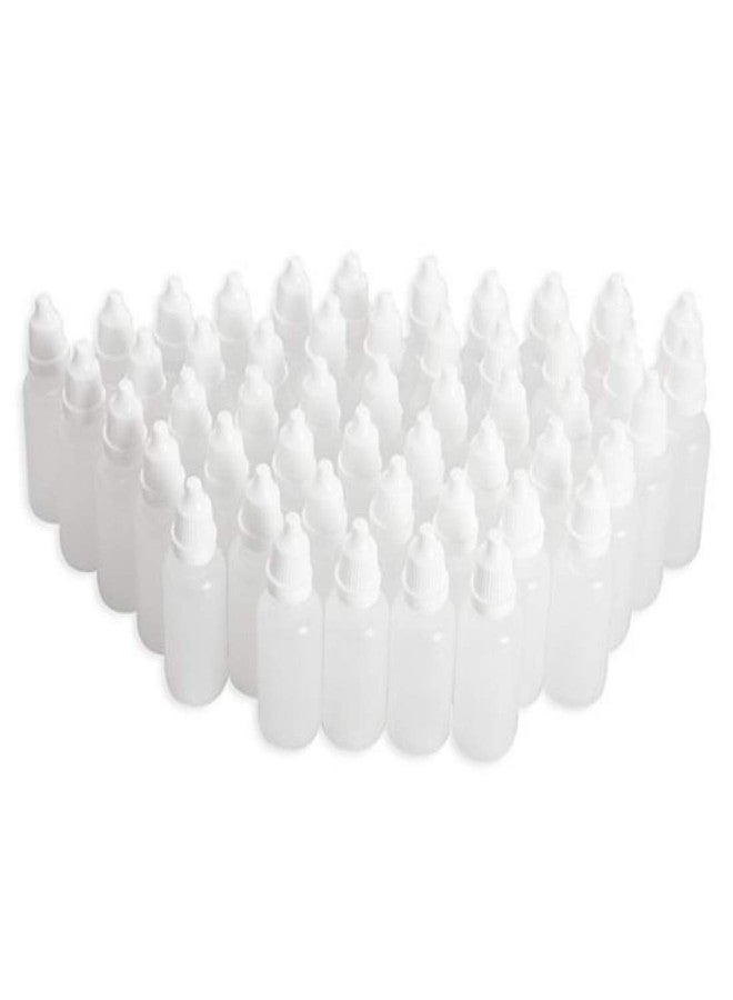 DIY Crafts Pack Of 50 Pcs, Combo Offer, Clear 5ml/10ml White Plastic Empty Squeezable Dropper Bottles Eye Liquid Droppe(Pack Of 50 Pcs, Combo Offer) - Image 2